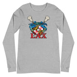 Blue Crab Maryland Lax Crest, Unisex Long Sleeve Tee