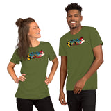 Blue Crab Maryland Banner, Short-Sleeve Unisex T-Shirt