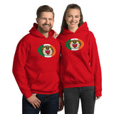 Irish Claddagh Oval Magnet, Unisex Hoodie