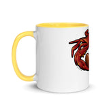 Washington Red Crab Football - Mug with Color Inside