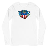 Blue Crab USA Crest, Unisex Long Sleeve Tee