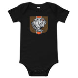 Cleveland Browns Dawg Crest, Baby Onesie