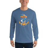 Blue Angels Fouled Anchor, Long Sleeve Shirt