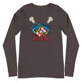 Blue Crab Maryland Lax Crest, Unisex Long Sleeve Tee