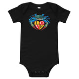 Blue Crab LOVE Crest - Baby Onesie