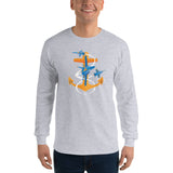 Blue Angels Fouled Anchor, Long Sleeve Shirt