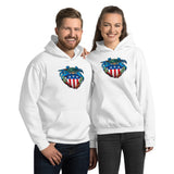 Blue Crab USA Crest, Unisex Hoodie