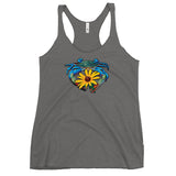 Blue Crab Maryland Black-Eyed Susan, Women's Racerback Tank