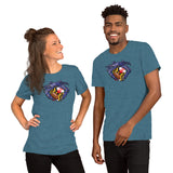 Raven Crab Football Maryland Crest, Short-Sleeve Unisex T-Shirt