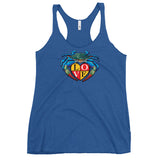 Blue Crab LOVE Crest - Women's Racerback Tank