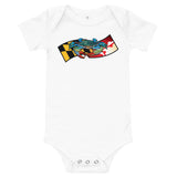 Blue Crab Maryland Banner, Baby Onesie