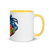 Blue Crab LOVE Crest - Mug with Color Inside