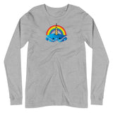 Unicorn Crab w/ Rainbow, Unisex Long Sleeve Tee