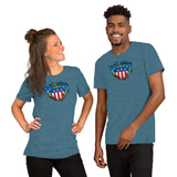 Blue Crab USA Crest, Short-Sleeve Unisex T-Shirt