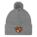 Oriole Baseball Crab Maryland Crest, Embroidered Beanie Pom-Pom