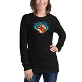 Blue Crab Maryland Crest, Unisex Long Sleeve Tee