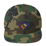 Raven Crab Football Maryland Crest, Embroidered Snapback Hat