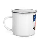 US Silver Lab, Enamel Mug 12 oz