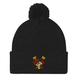 Maryland Crab Feast Crest, Embroidered Beanie Pom-Pom