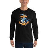 Blue Angels Fouled Anchor, Long Sleeve Shirt