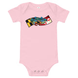 Blue Crab Maryland Banner, Baby Onesie