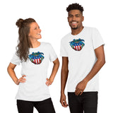 Blue Crab USA Crest, Short-Sleeve Unisex T-Shirt