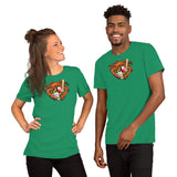 Oriole Baseball Crab Maryland Crest, Short-Sleeve Unisex T-Shirt