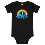 Unicorn Crab w/ Rainbow, Baby Onesie