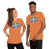 Washington DC skyline Oval, Short-Sleeve Unisex T-Shirt