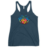 Blue Crab LOVE Crest - Women's Racerback Tank