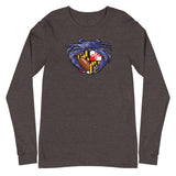 Raven Crab Football Maryland Crest, Unisex Long Sleeve Tee