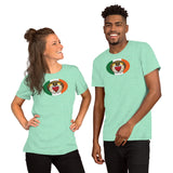 Irish Claddagh Oval Magnet, Short-Sleeve Unisex T-Shirt