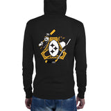 Pittsburgh - Three Rivers Roar Sports Fan Crest - Unisex zip hoodie