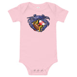 Raven Crab Football Maryland Crest, Baby Onesie