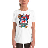 Chicago Sports Fan Crest - Youth Short Sleeve T-Shirt