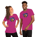 Raven Crab Football Maryland Crest, Short-Sleeve Unisex T-Shirt