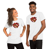 Red Crab Maryland Crest, Short-Sleeve Unisex T-Shirt