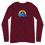 Unicorn Crab w/ Rainbow, Unisex Long Sleeve Tee