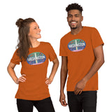 Washington DC skyline Oval, Short-Sleeve Unisex T-Shirt