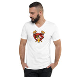 Maryland Crab Feast Crest - Unisex Short Sleeve V-Neck T-Shirt