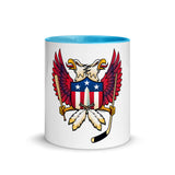 Washington DC - Double Eagle Sports Fan Crest - Mug with Color Inside