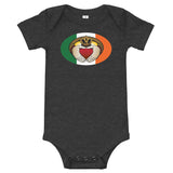 Irish Claddagh Oval Magnet, Baby Onesie