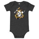 Pittsburgh - Three Rivers Roar Sports Fan Crest - Baby Onesie