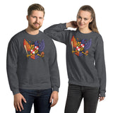 Birdland Baltimore Raven & Oriole Maryland Crest - Unisex Sweatshirt