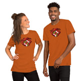 Red Crab Maryland Crest, Short-Sleeve Unisex T-Shirt