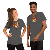 Oriole Baseball Crab Maryland Crest, Short-Sleeve Unisex T-Shirt