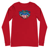 Blue Crab USA Crest, Unisex Long Sleeve Tee