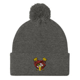 Maryland Crab Feast Crest, Embroidered Beanie Pom-Pom