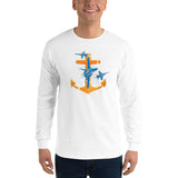 Blue Angels Fouled Anchor, Long Sleeve Shirt