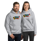 Blue Crab Maryland Banner, Unisex Hoodie